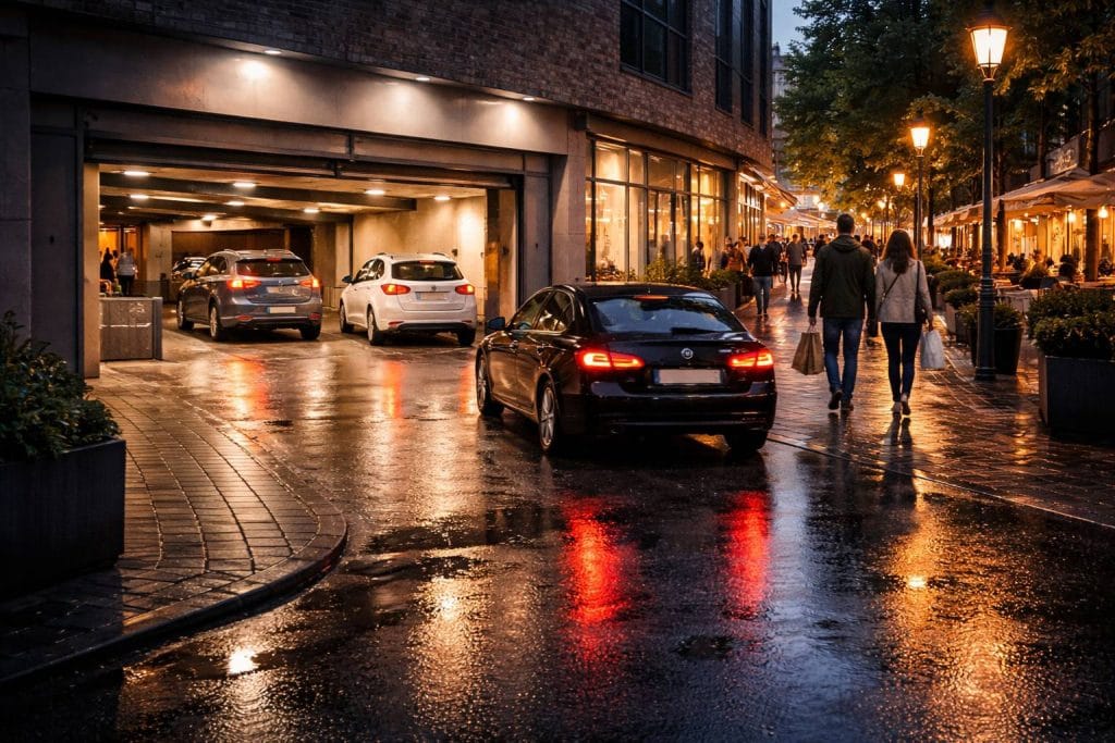 Avondgloed in het centrum van Emmen