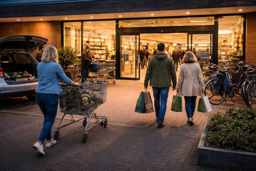Avondwinkelen op de Hollandse markt