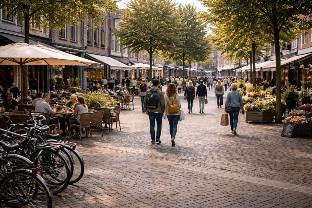 Een ontspannen middag op het plein van Emmen