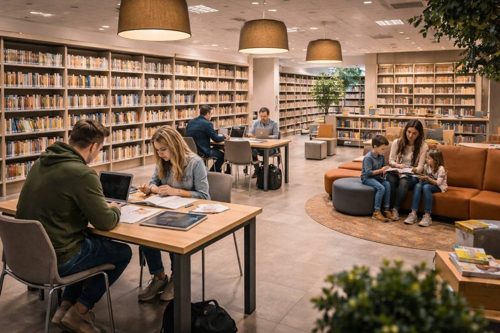 Een warme bibliotheeksfeer in Emmen - Bibliotheek openingstijden Emmen