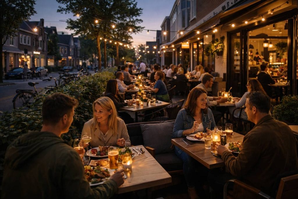 Gezellige avond in een restaurant in Emmen