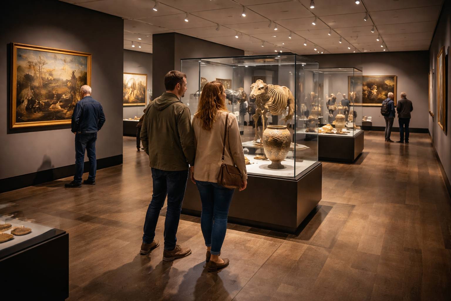 Ingang van een modern museum op een rustige middag - Museum openingstijden Emmen